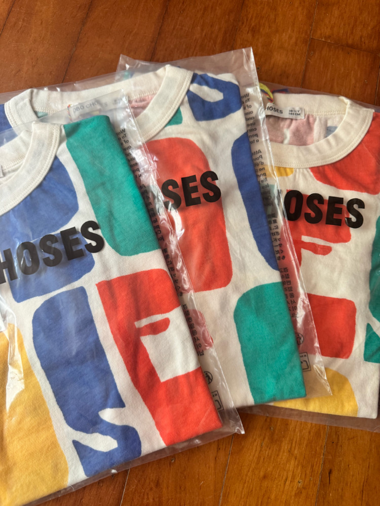 (새상품, 정품) 26ss 보보쇼즈 캡슐 BC 컬러 범벅 티셔츠 6/7, 12/13 이미지