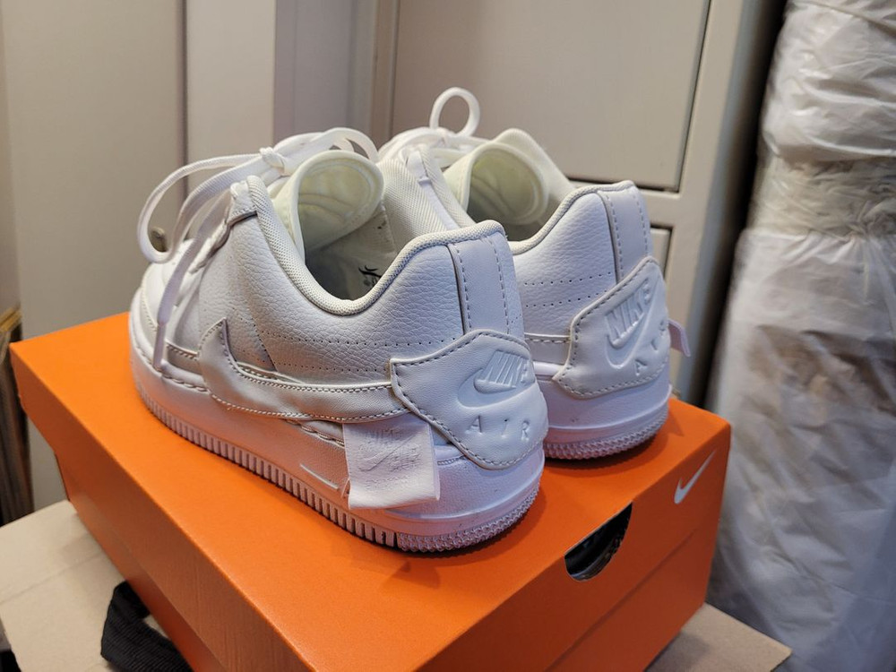 나이키 우먼 에어포스 1 제스터 올 화이트 240mm 이미지