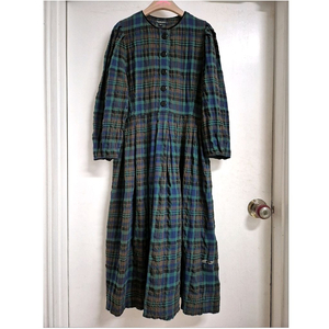 써스데이아일랜드 체크 원피스 이미지