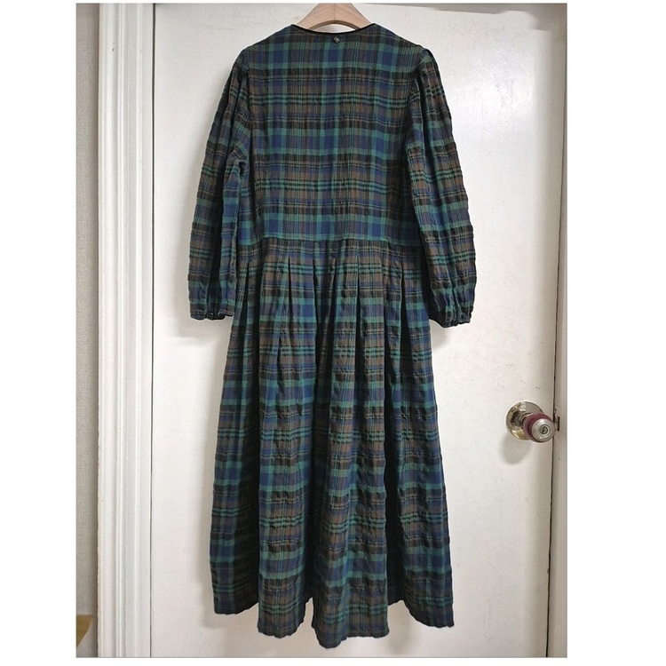 써스데이아일랜드 체크 원피스 이미지