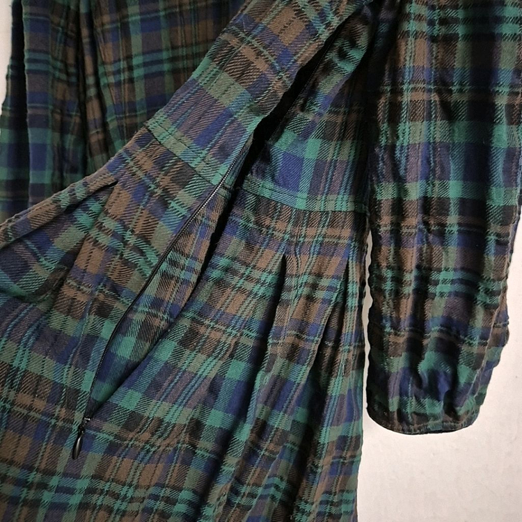 써스데이아일랜드 체크 원피스 이미지