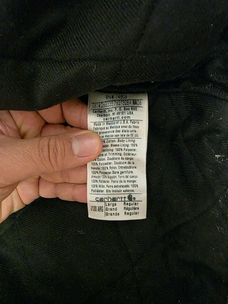 칼하트 J130 ARG 아미그린 L 라지 사이즈 판매합니다 mos 이미지