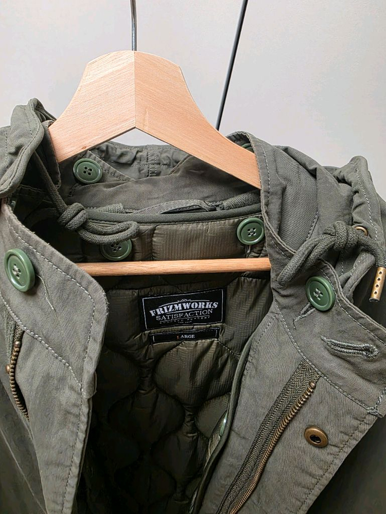프리즘웍스 m-65 fishtail 파카 L사이즈 팝니다 이미지