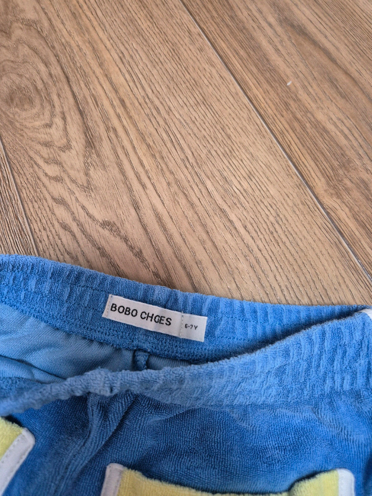 보보쇼즈 컬러블럭 테리 숏팬츠 6-7 이미지