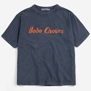 (새상품, 정품) 26ss 보보쇼즈 로고 네이비 블루 티셔츠 6/7, 8/9 이미지