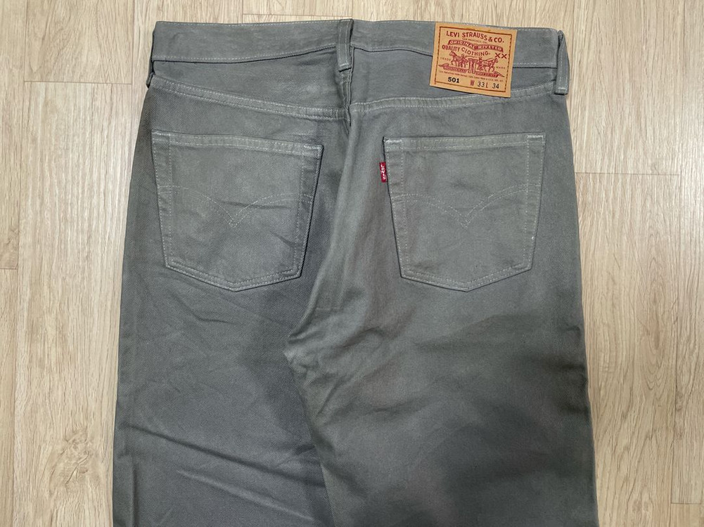 31) 90s 리바이스 501 그레이 코팅 데님팬츠(미국제)데드스탁(RRL&LVC&폴로) 이미지