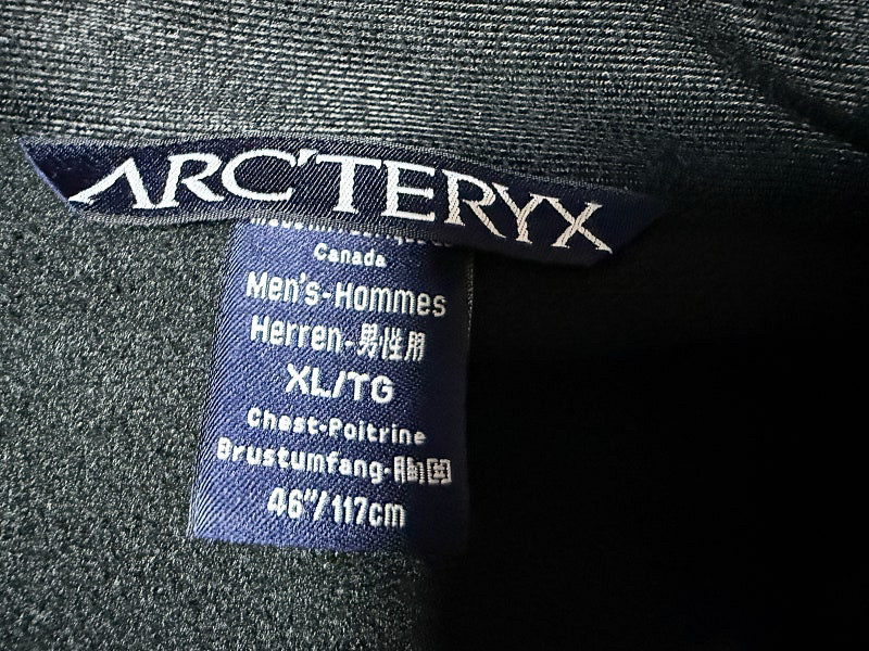 아크테릭스 감마 SV 자켓 남성용 110사이즈 이미지