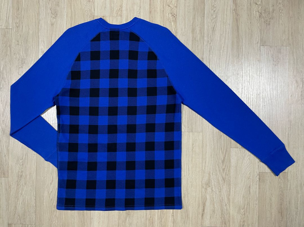 100) 폴로 랄프로렌 블루체크 와플 긴팔티(새제품)RRL&LVC&폴로 이미지