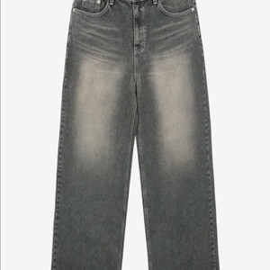 캑터스도넛마켓 블랙엔드 와이드 데님팬츠 흑청 청바지 이미지