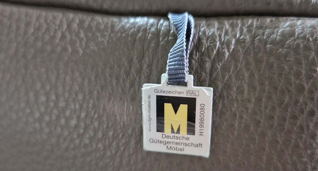 도무스 독일 코이노 프란시스 최상급 천연 전체가죽 4인 카우치 소파쇼파 이미지