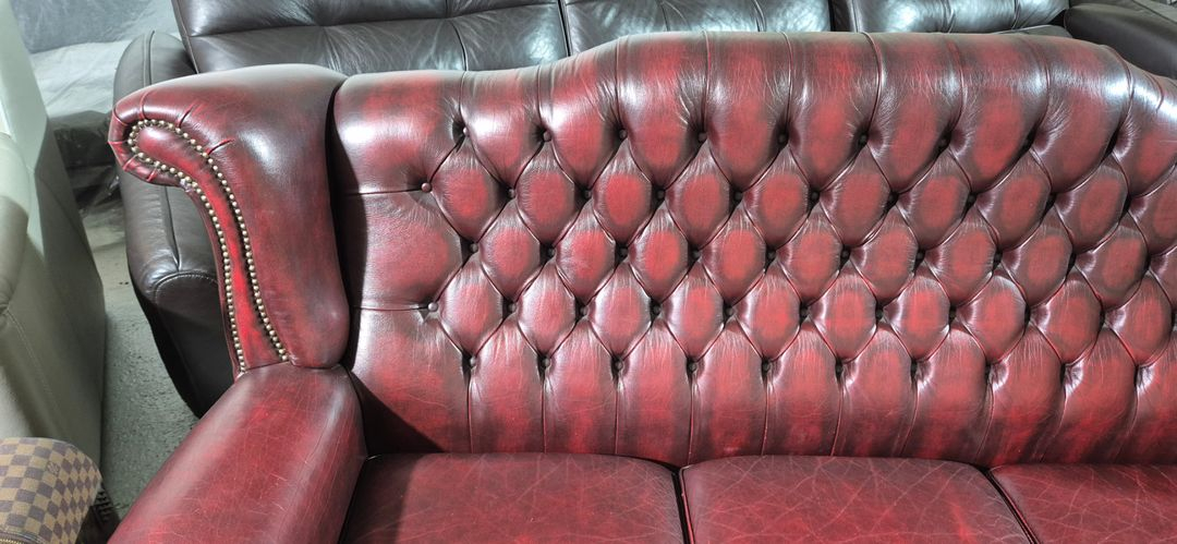 체스터필드 이태리 마스트로또 전체 천연가죽3+1인 소파 이미지