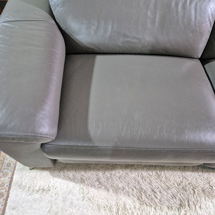 한샘 MVME 키안티 이태리 천연가죽 전동 리클라이너 소파쇼파(헤드전동) 이미지