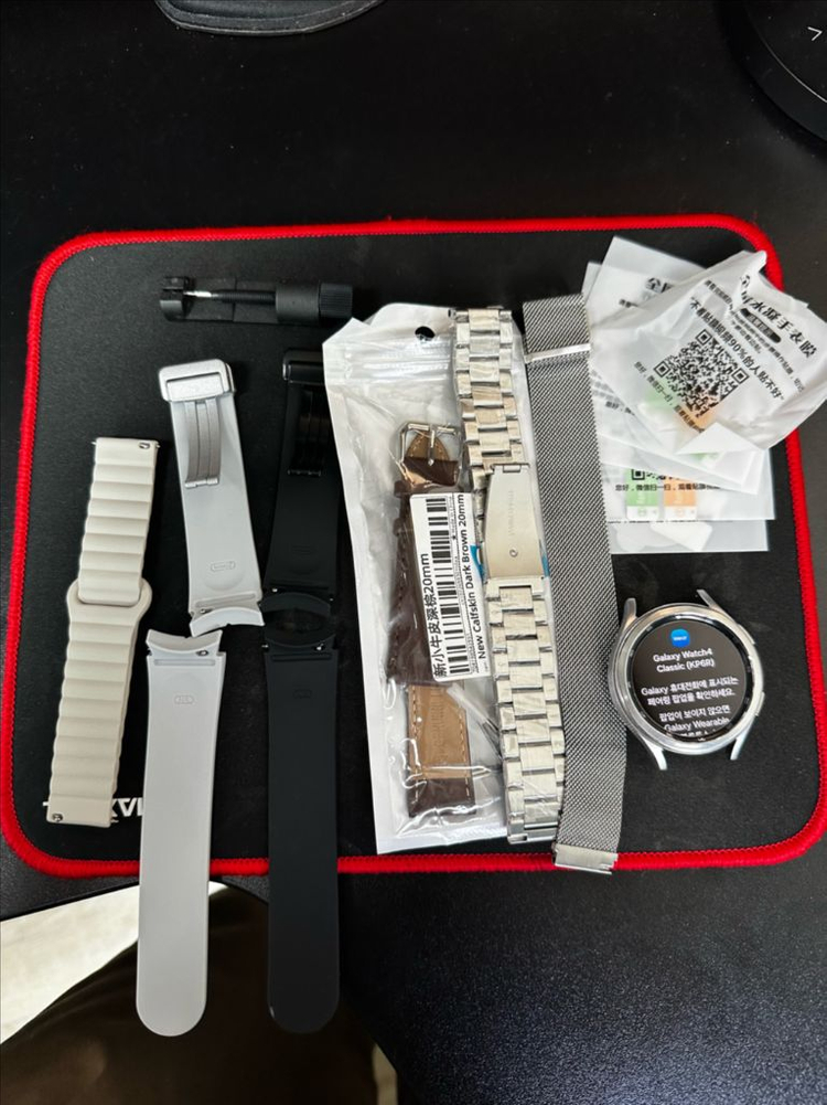 갤럭시 s23fe 256g 그라파이트 + 갤워치 4 클래식 이미지