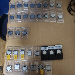 9950x3d, 9800x3d, 9600x ,7800x3d 이미지