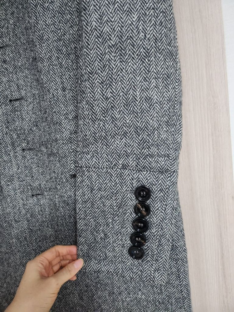 버버리 프로섬 옴므 헤링본 코트 이미지