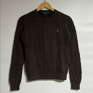 폴로 랄프로렌 꽈배기 케이블 니트 스웨터 S 이미지
