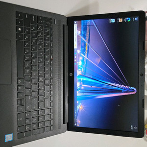hp 노트북, 15인치, i3 7세대, 8GB, 120GB SSD, 500GB HDD, 한글, ms 오피스 설치 이미지