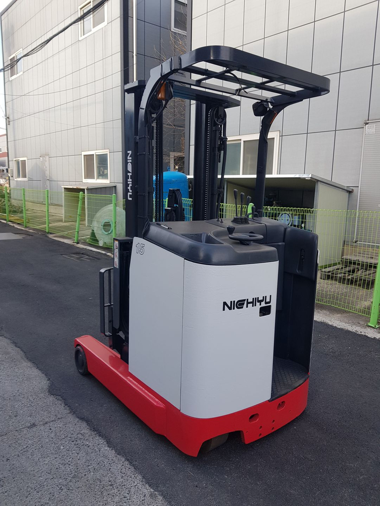 신형 니찌유 입식 1.5톤 전동지게차 삼단마스트5M인상 500만 재고2대 이미지