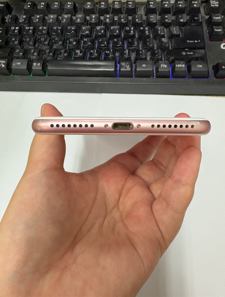 아이폰7플러스 128GB 로즈골드 중고폰 배터리90% 인스타 사진폰 114693 이미지