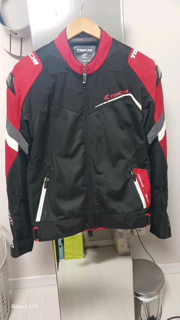 RS 타이치(RS Taichi)의 RSJ308 Armed 하이 프로텍션 메쉬 재킷 보호대포함(XL)여름철 라이딩에 이미지