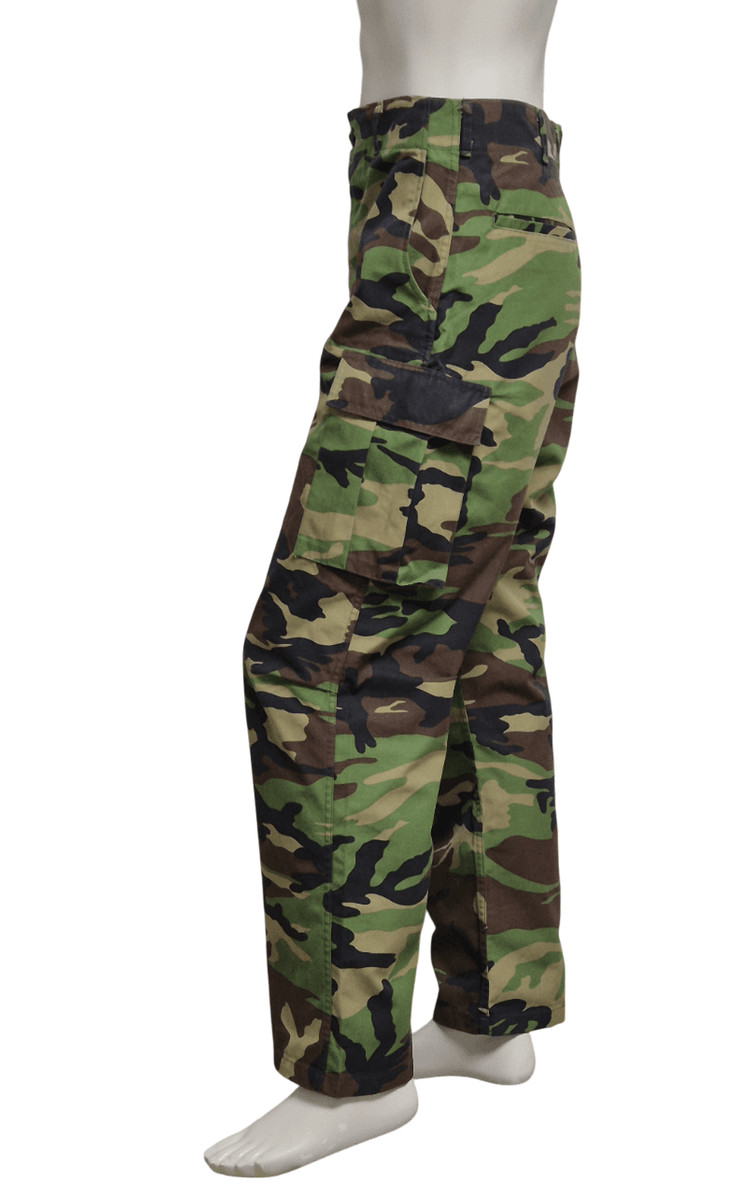 국군 구형 후기형 얼룩무늬 동계 전투복 바지 팬츠 하의 (M) 이미지