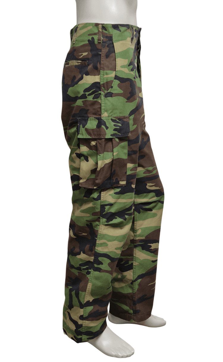 국군 구형 후기형 얼룩무늬 동계 전투복 바지 팬츠 하의 (M) 이미지