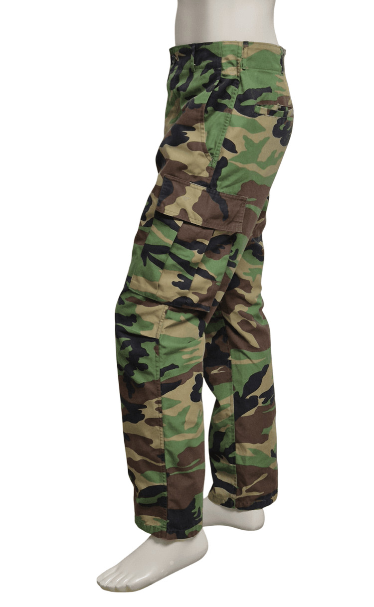 국군 구형 후기형 얼룩무늬 동계 전투복 바지 팬츠 하의 (M) 이미지