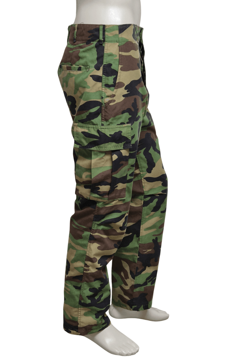 국군 구형 후기형 얼룩무늬 동계 전투복 바지 팬츠 하의 (M) 이미지