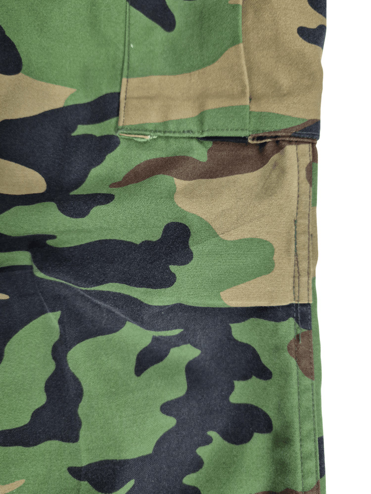 국군 구형 후기형 얼룩무늬 동계 전투복 바지 팬츠 하의 (M) 이미지