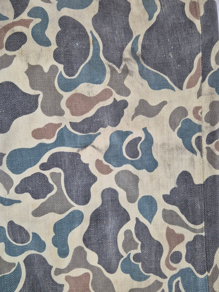 국군 구형 70s 사제 맞춤 덕헌터 예비군 전투복 바지 팬츠 하의 (XS) 이미지