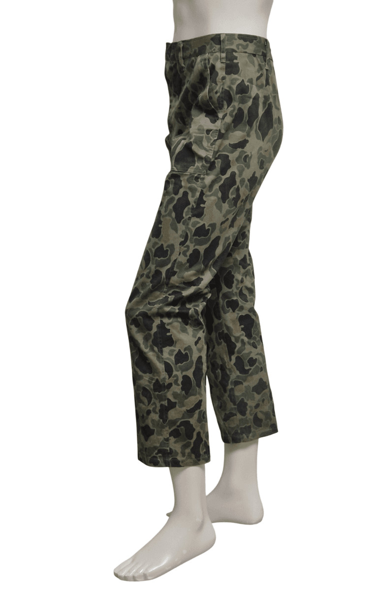 국군 구형 80s 맞춤 덕헌터 예비군 전투복 바지 팬츠 하의 (M) 이미지