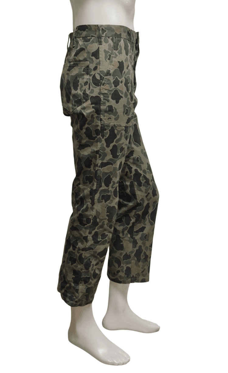 국군 구형 80s 맞춤 덕헌터 예비군 전투복 바지 팬츠 하의 (M) 이미지