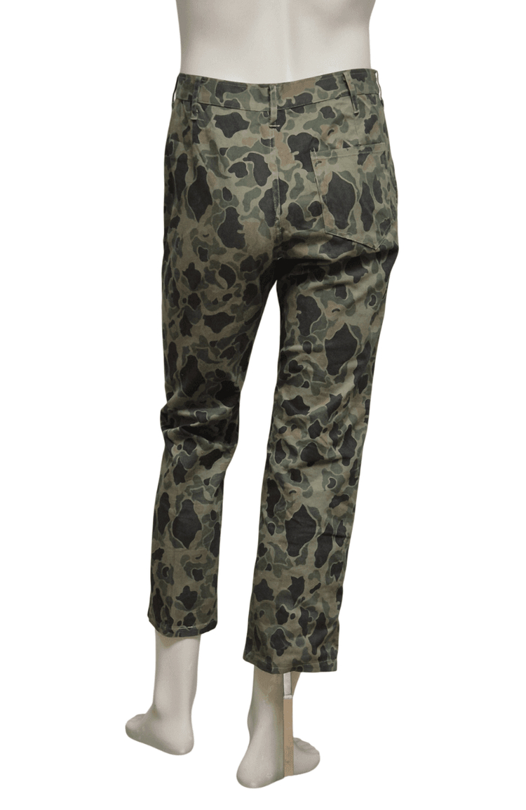 국군 구형 80s 맞춤 덕헌터 예비군 전투복 바지 팬츠 하의 (M) 이미지