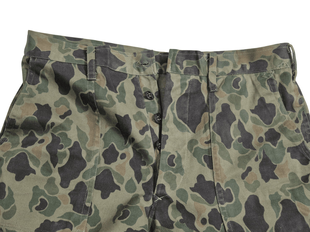국군 구형 80s 맞춤 덕헌터 예비군 전투복 바지 팬츠 하의 (M) 이미지