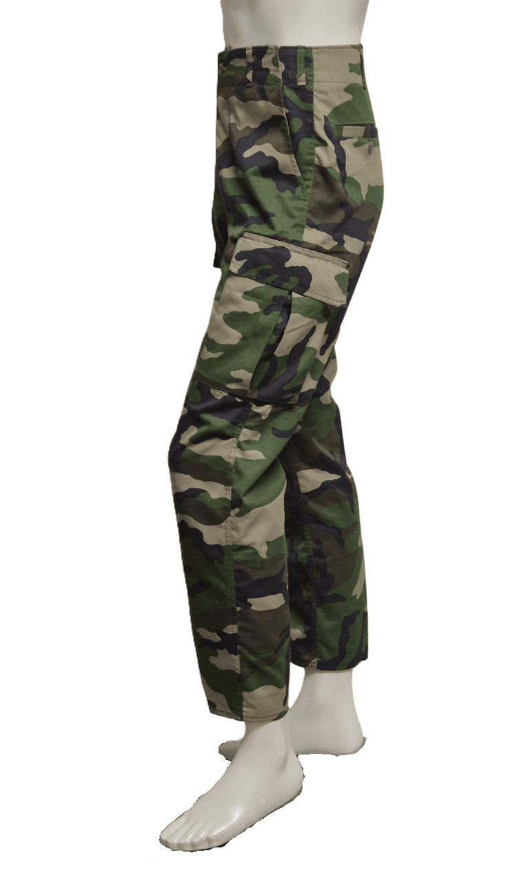 육군 구형 80s 부대 시험용 얼룩무늬 전투복 바지 팬츠 하의 (S) 이미지