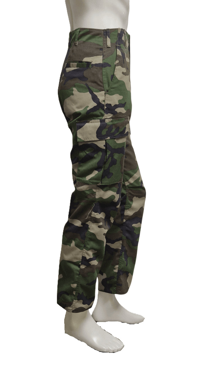 육군 구형 80s 부대 시험용 얼룩무늬 전투복 바지 팬츠 하의 (S) 이미지