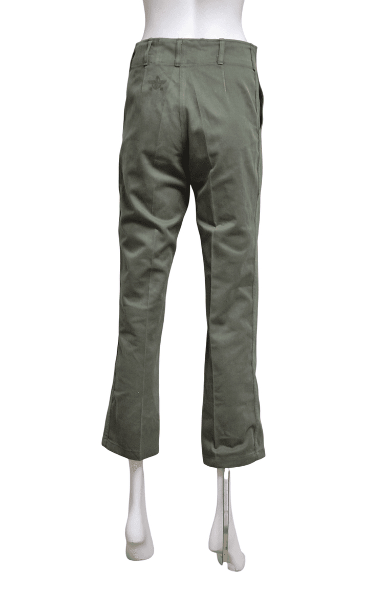 국군 구형 80s 민무늬 전투복 바지 팬츠 하의 (XS) 이미지