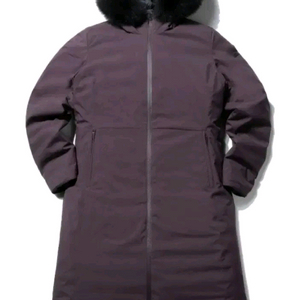 (새제품)K2패딩 여성 구스다운 리버시블 롱 다운(초코와인색 90) 이미지