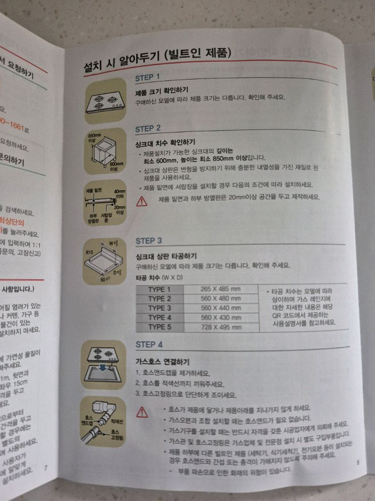 LPG 빌트인 가스레인지(신품) GRA-B302,SK 매직 이미지