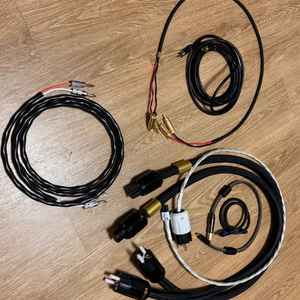 각종 오디오 케이블 일괄 판매 이미지