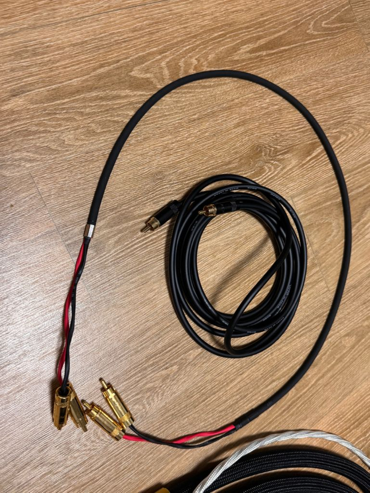 각종 오디오 케이블 일괄 판매 이미지