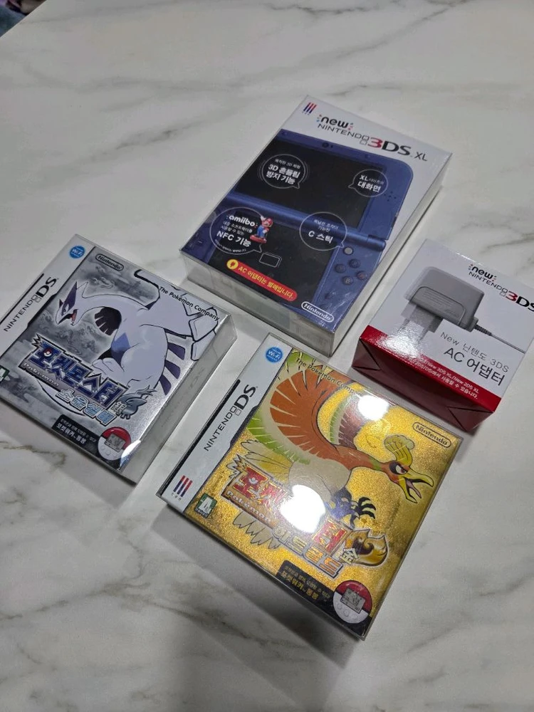 닌텐도3ds xl미개봉, 하트골드 소울실버A급 일괄판매 - 안심되는 중고거래