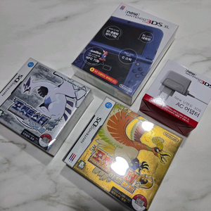 닌텐도3ds xl미개봉, 하트골드 소울실버A급 일괄판매 이미지