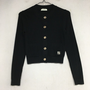 SANDRO 산드로 블랙 가디건 이미지
