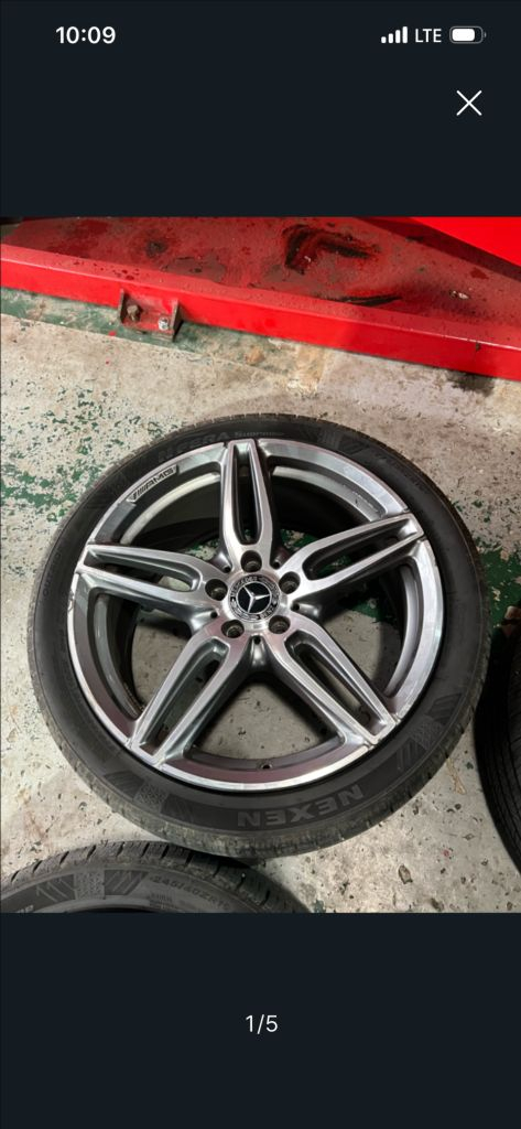 벤츠 훨타이어세트 w213 19인치 amg 이미지