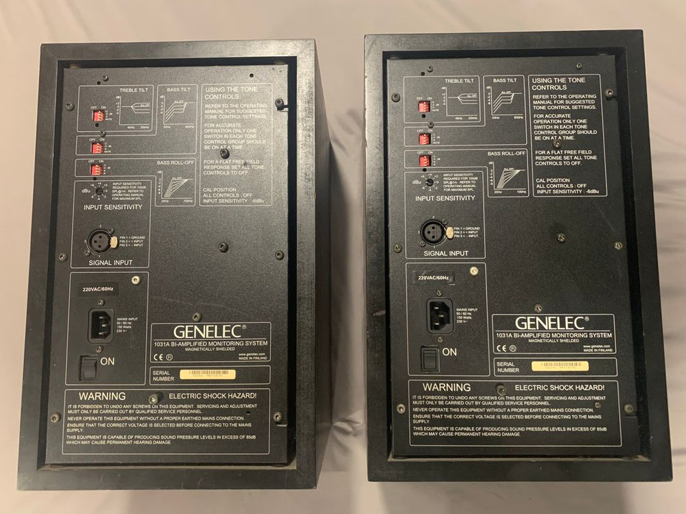 제네렉 GENELEC 1031A 연번,깨끗 이미지