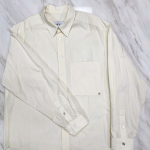 [정품 남여공용] 솔리드옴므 연 베이지색상 기능성 긴팔 셔츠 46 사이즈 코오롱스포츠 에피그램 k2 아미 꼼데가르송 이미지