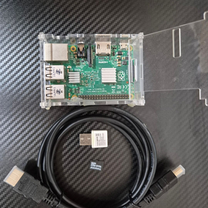 라즈베리파이2B ,무선랜, 16G, Hdmi 케이블 ,케이스 ,GPIO확장보드및 케이블 이미지