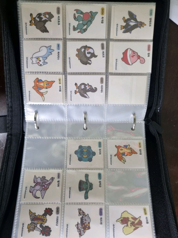 포켓몬띠부씰 1세대 (뮤츠2종 뮤2종 제외) 2세대 전종 및 349세대 다수 일괄팝니다 이미지