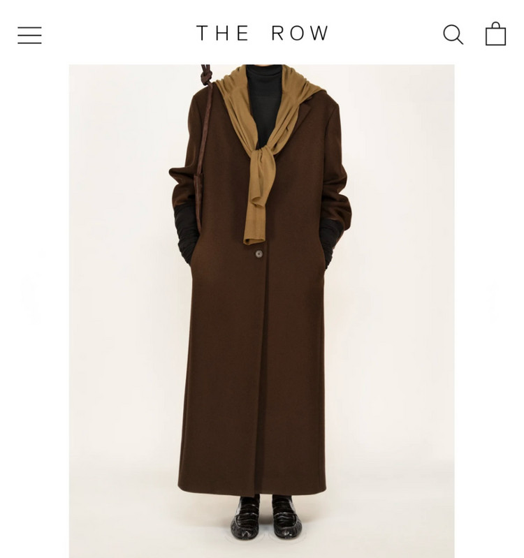 더로우 The Row 여성 롱코트 이미지